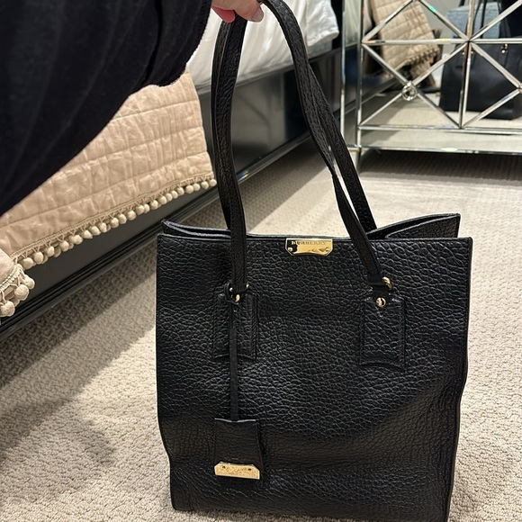 Burberry Grained Leather Woodbury Tote - Picture 3 of 11